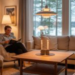 henkilö lukee ja nauttii hyvästä ilmanvaihdosta uudella koneella